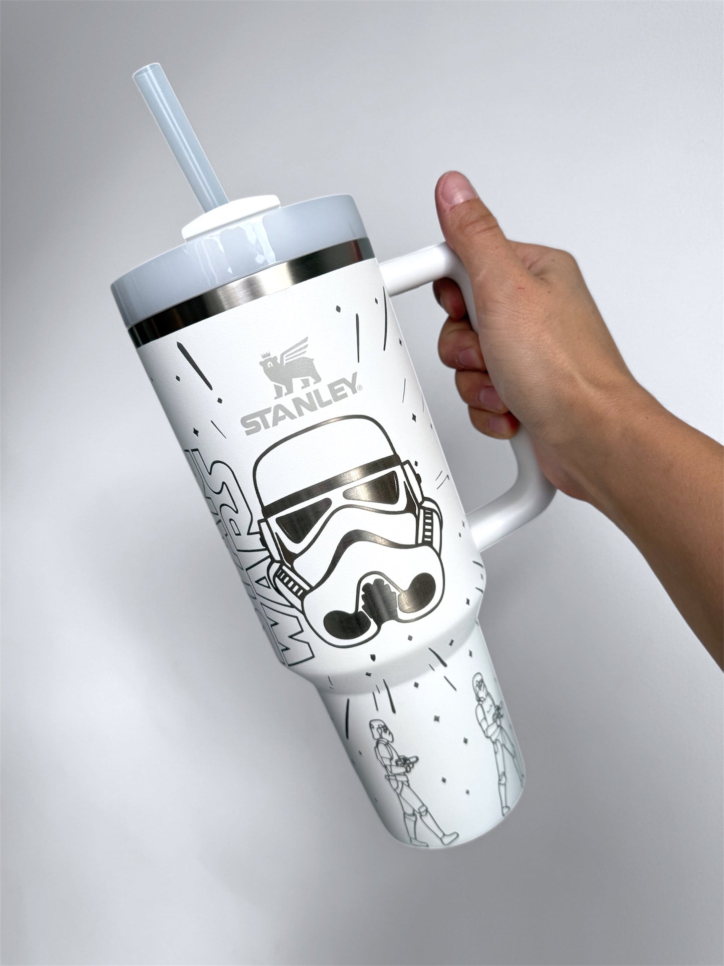 Trooper Engraved Tumbler