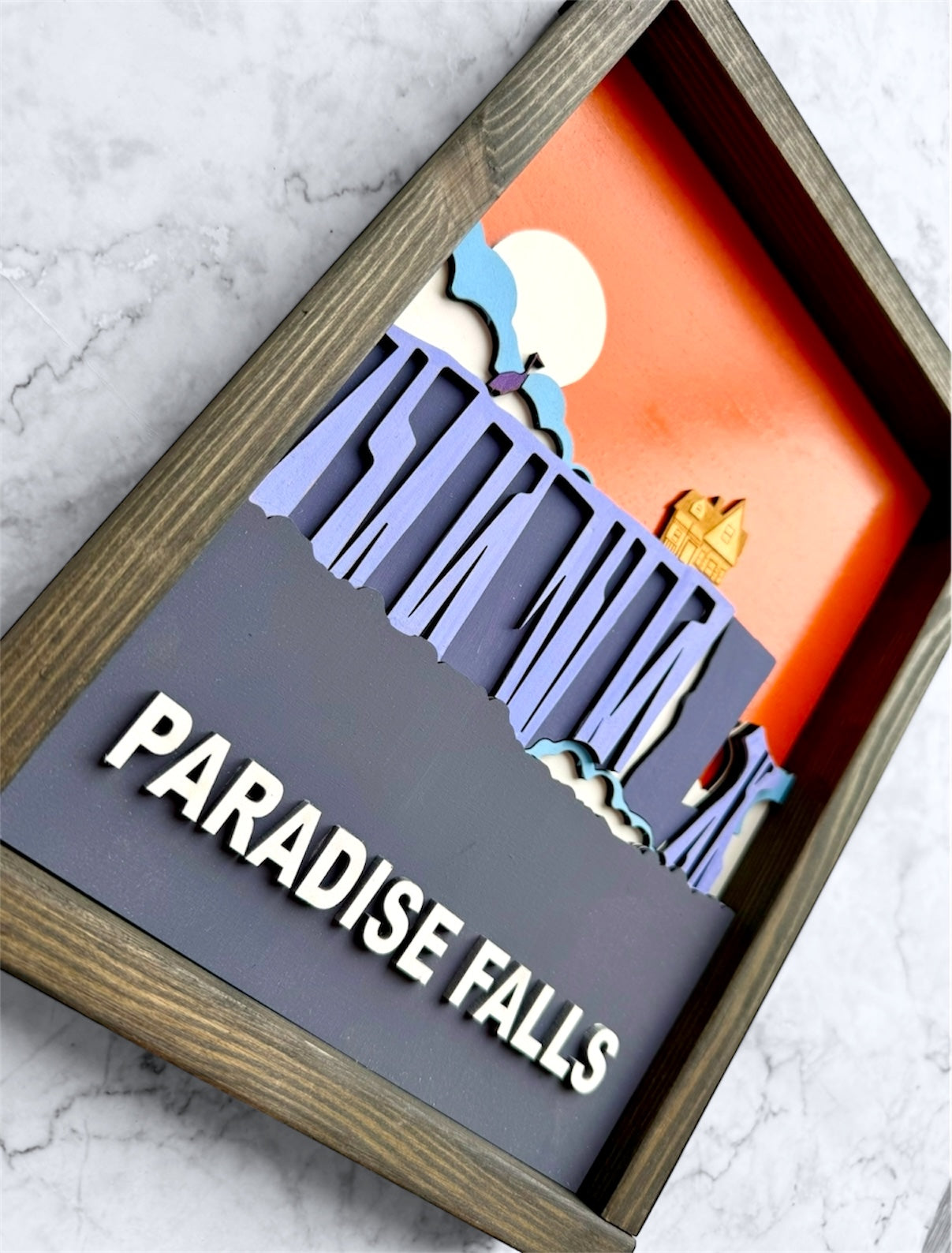 Paradise Falls Sign