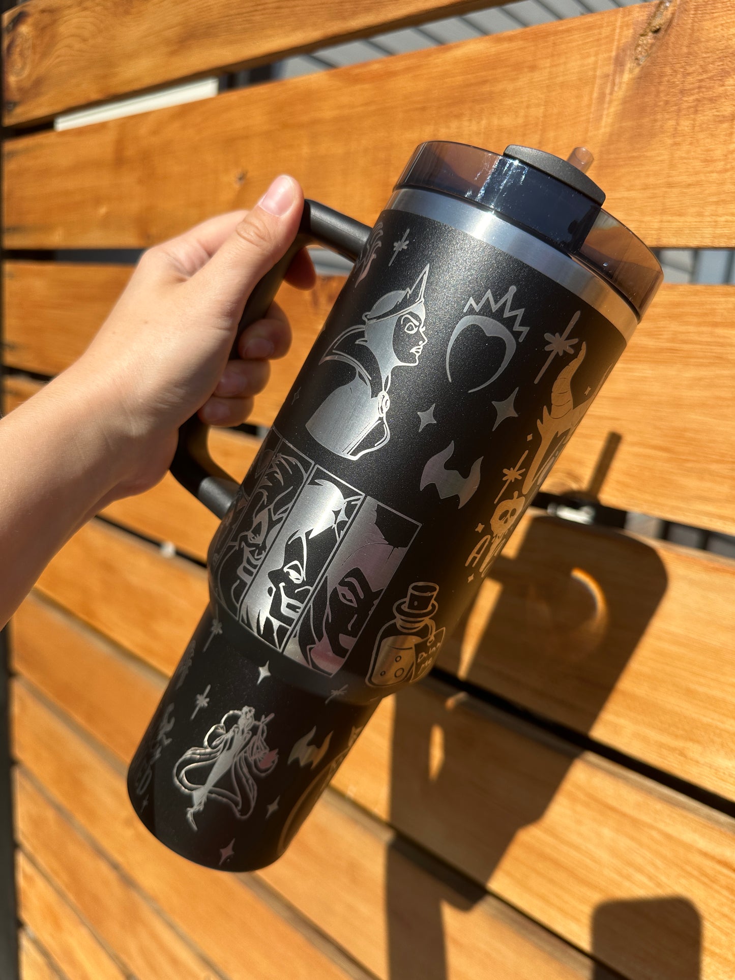 Villians Engraved Tumbler
