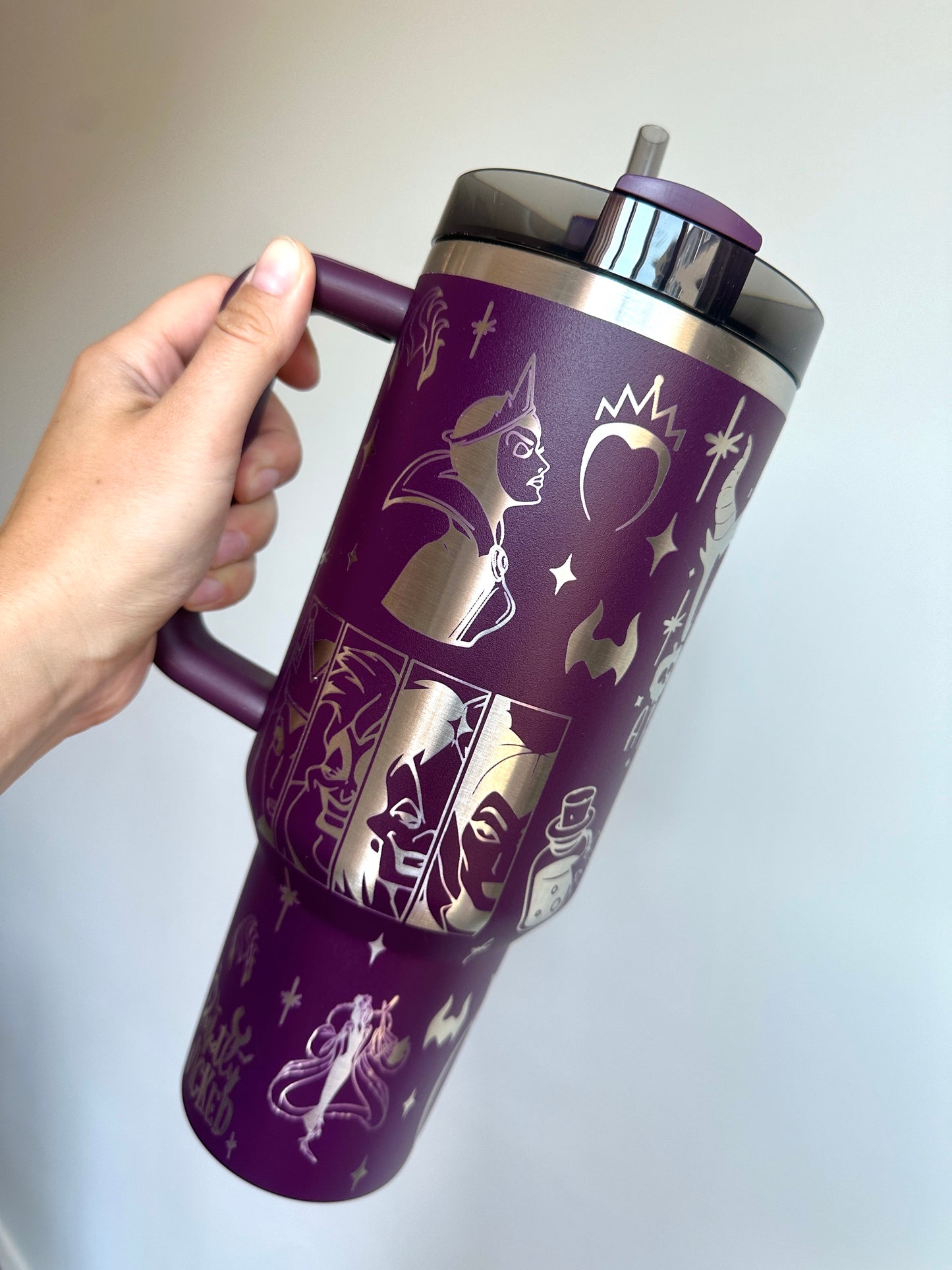 Villians Engraved Tumbler