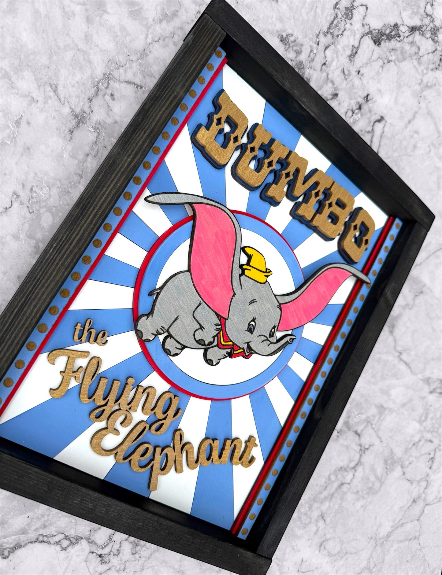 Flying Elephant Sign