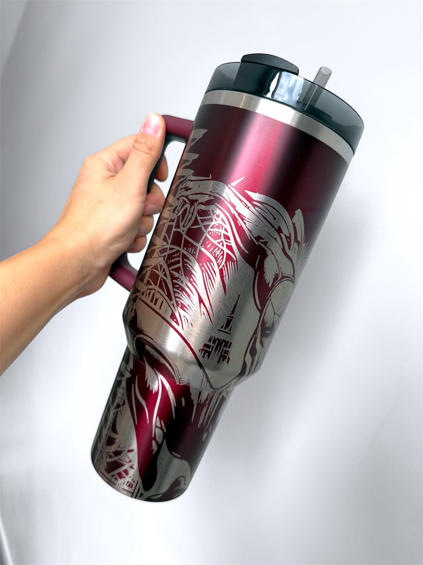 Spider Engraved Tumbler