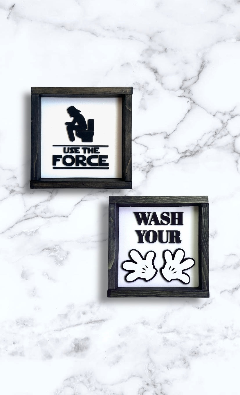 Wash Hands Sign