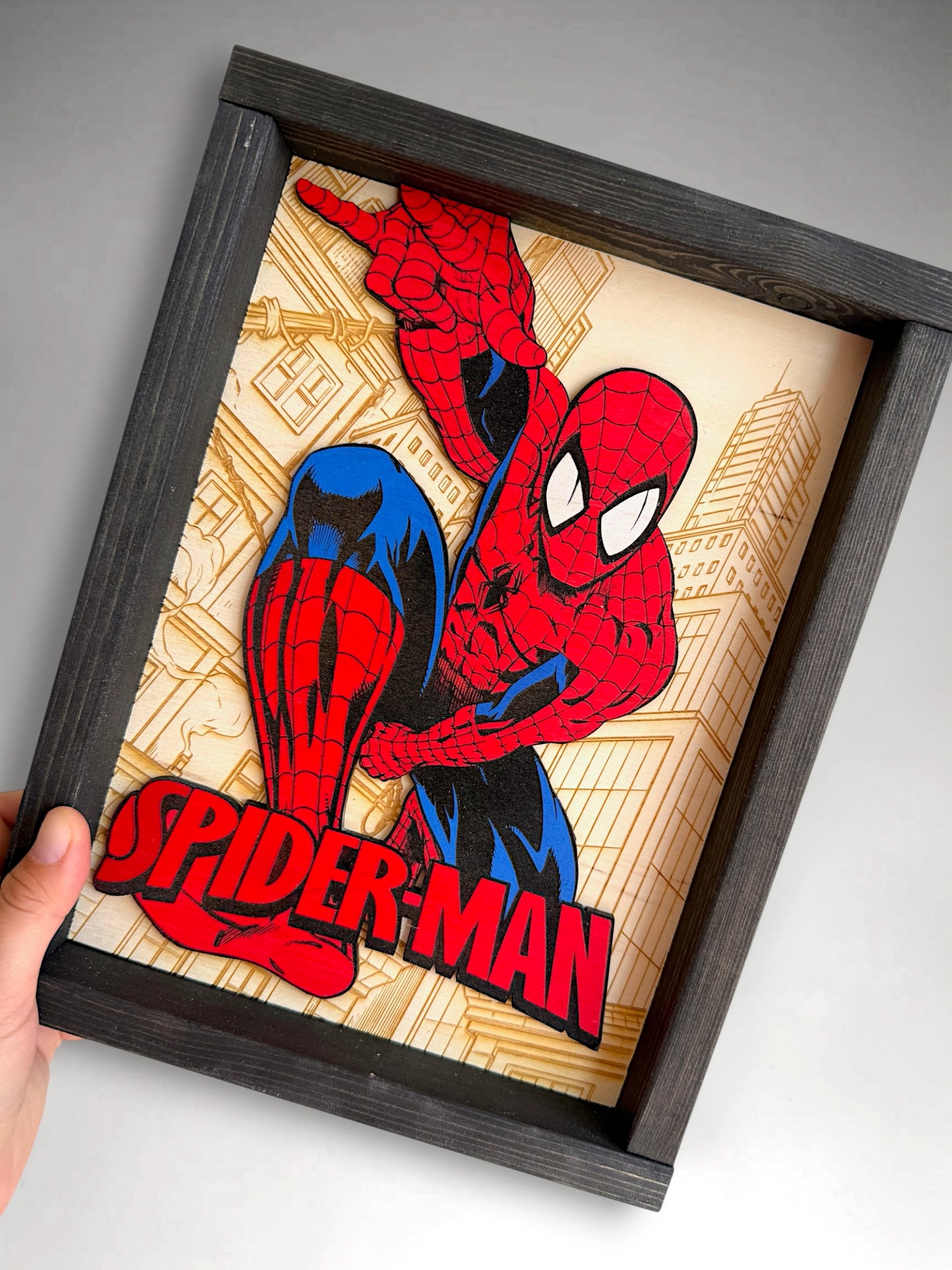 Spider Comic Sign