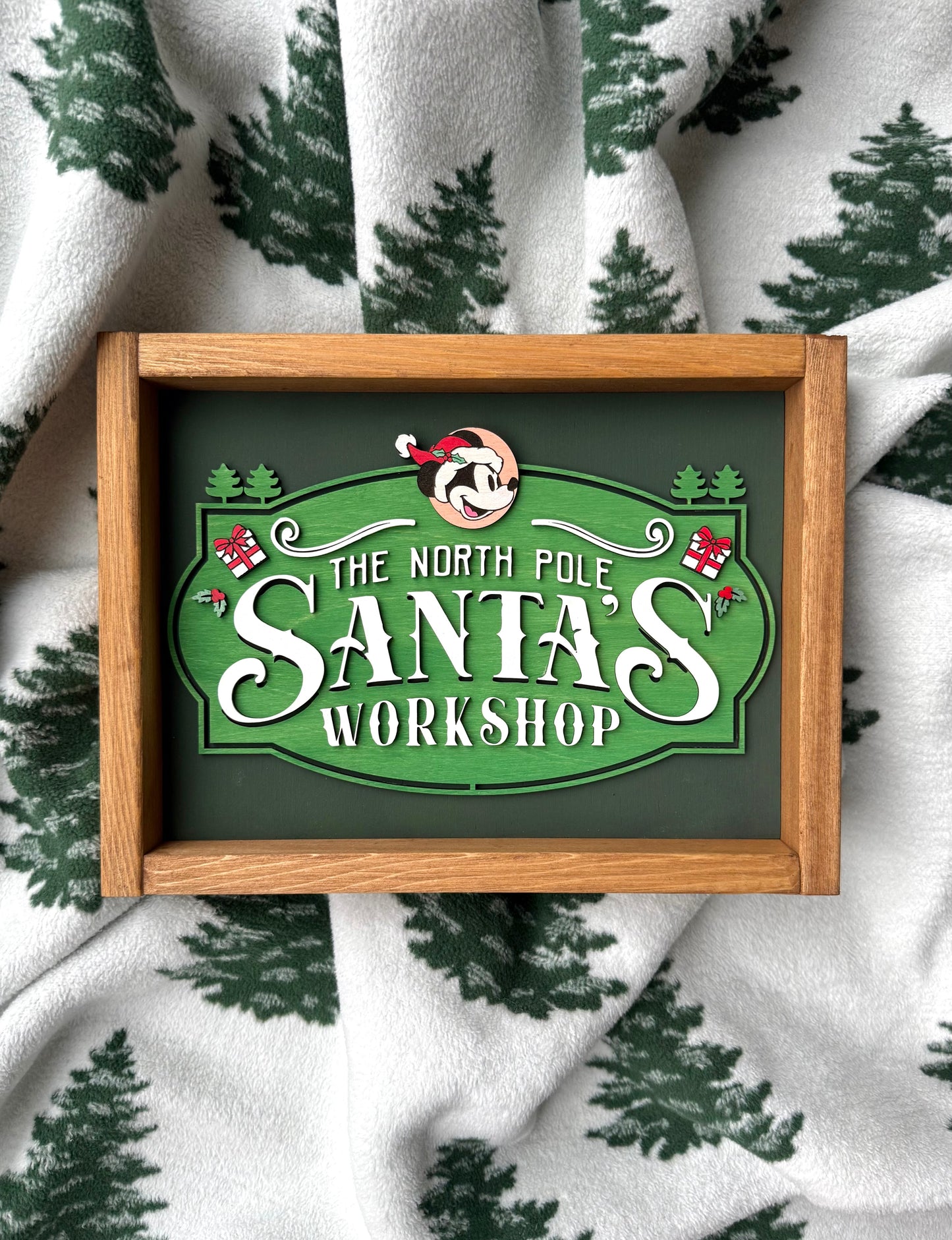 Santa’s Workshop Sign