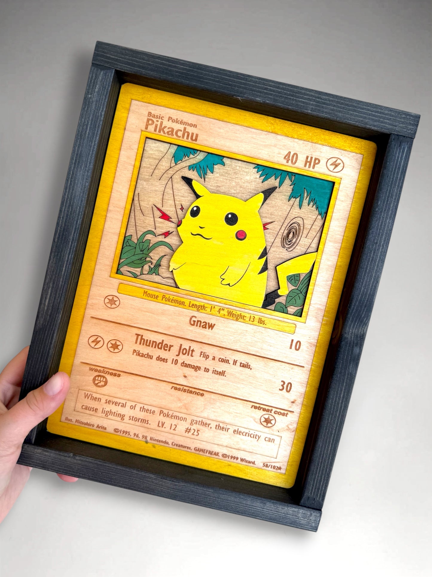 Electric Mouse Card Sign