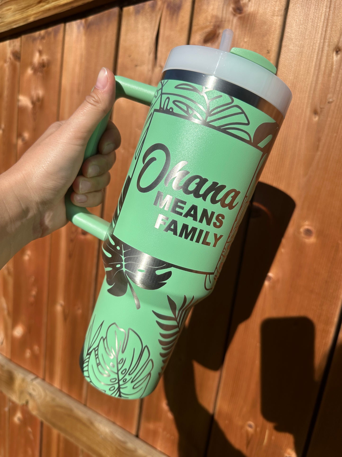 Stitch Engraved Tumbler