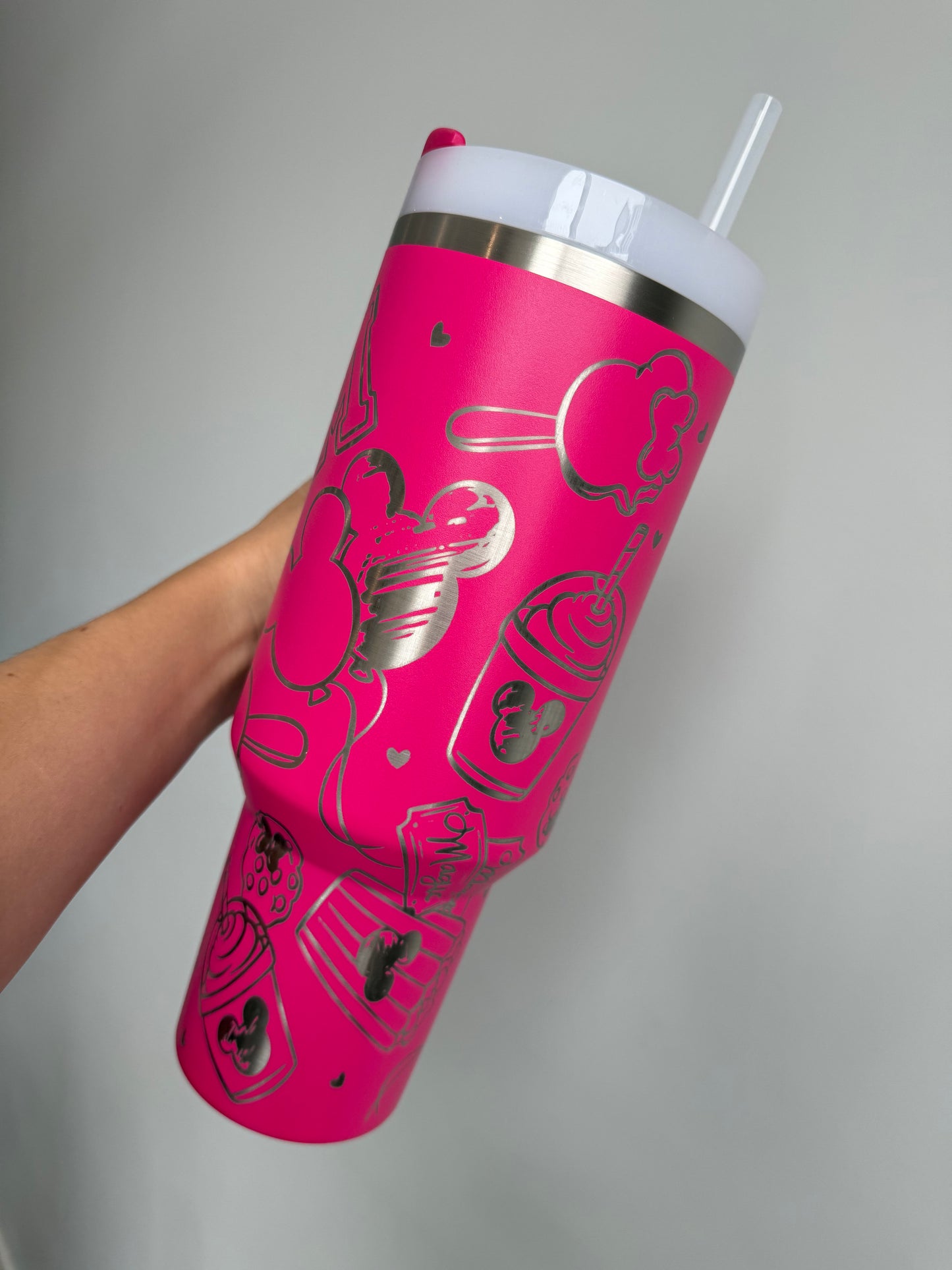 Snacks Engraved 40 Oz Tumbler