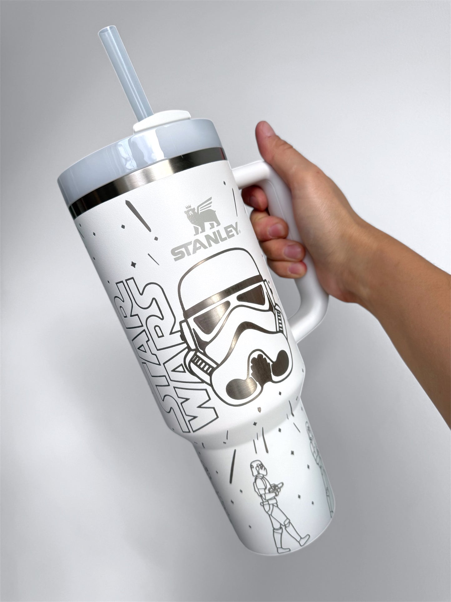 Trooper Engraved Tumbler