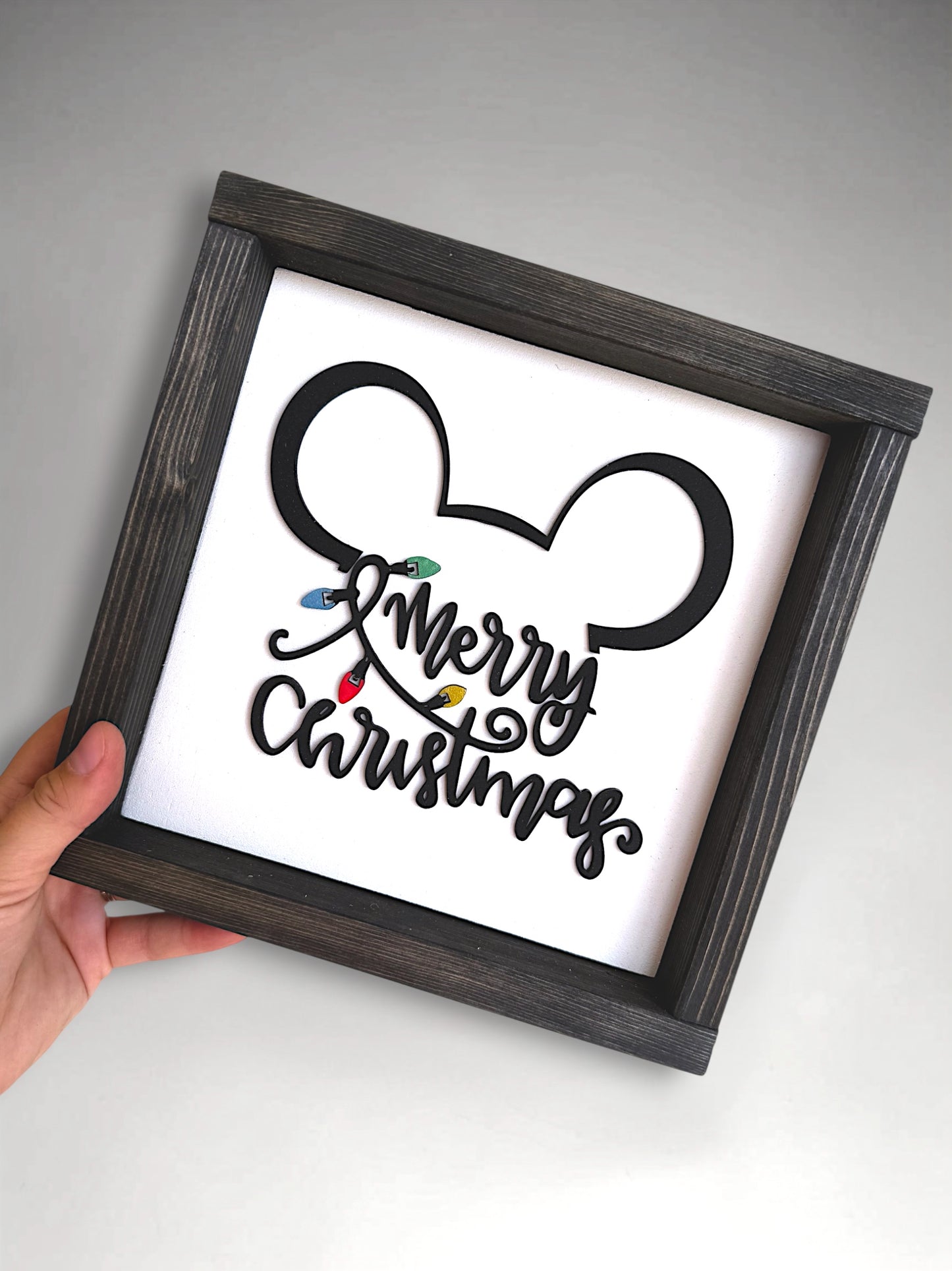 Merry Christmas Lights Sign