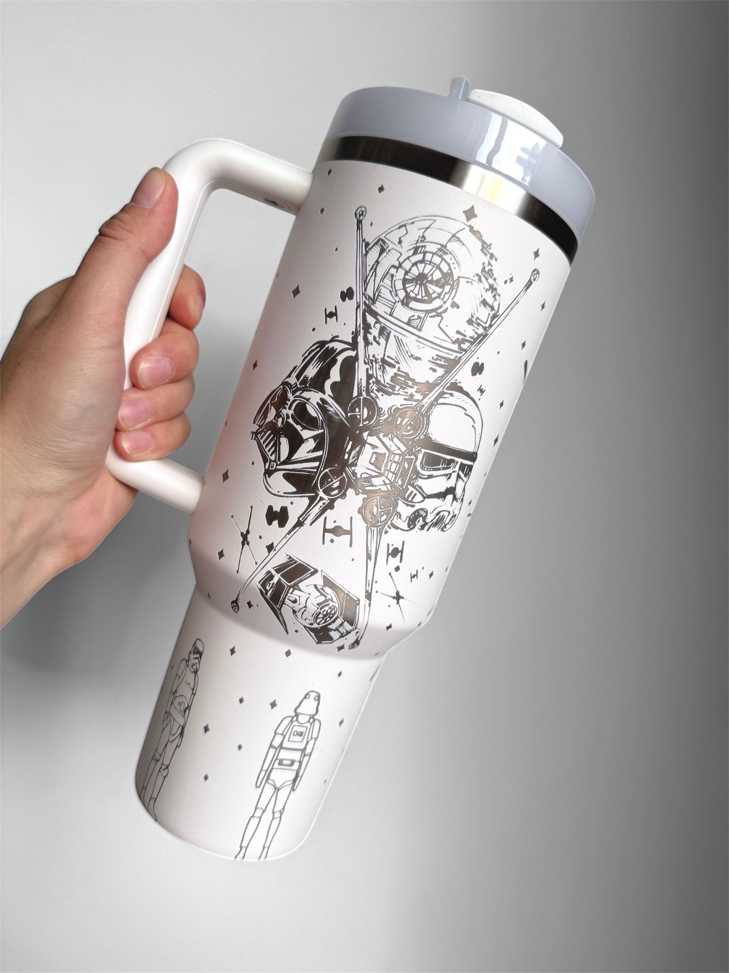 Trooper Engraved Tumbler