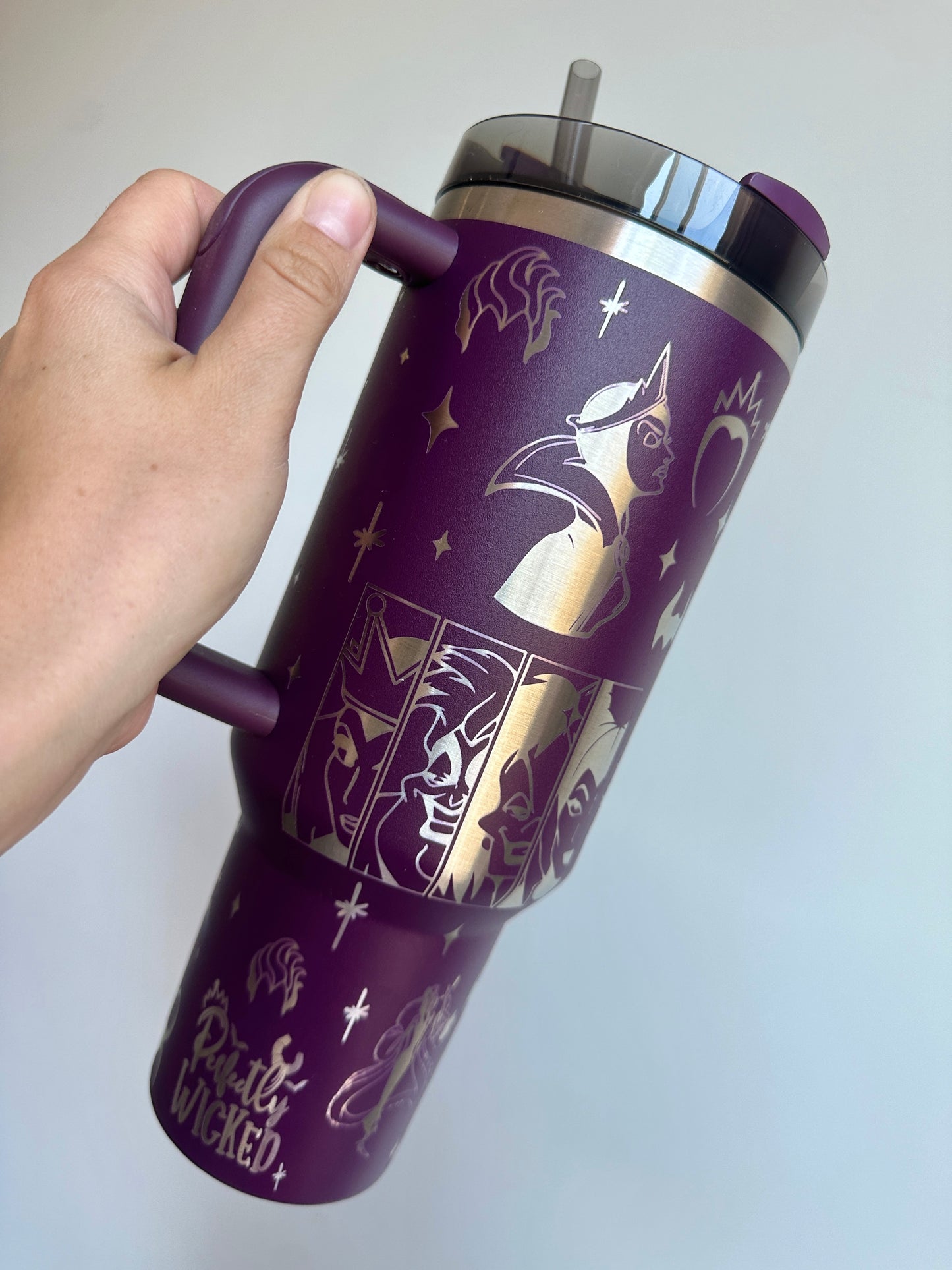 Villians Engraved Tumbler
