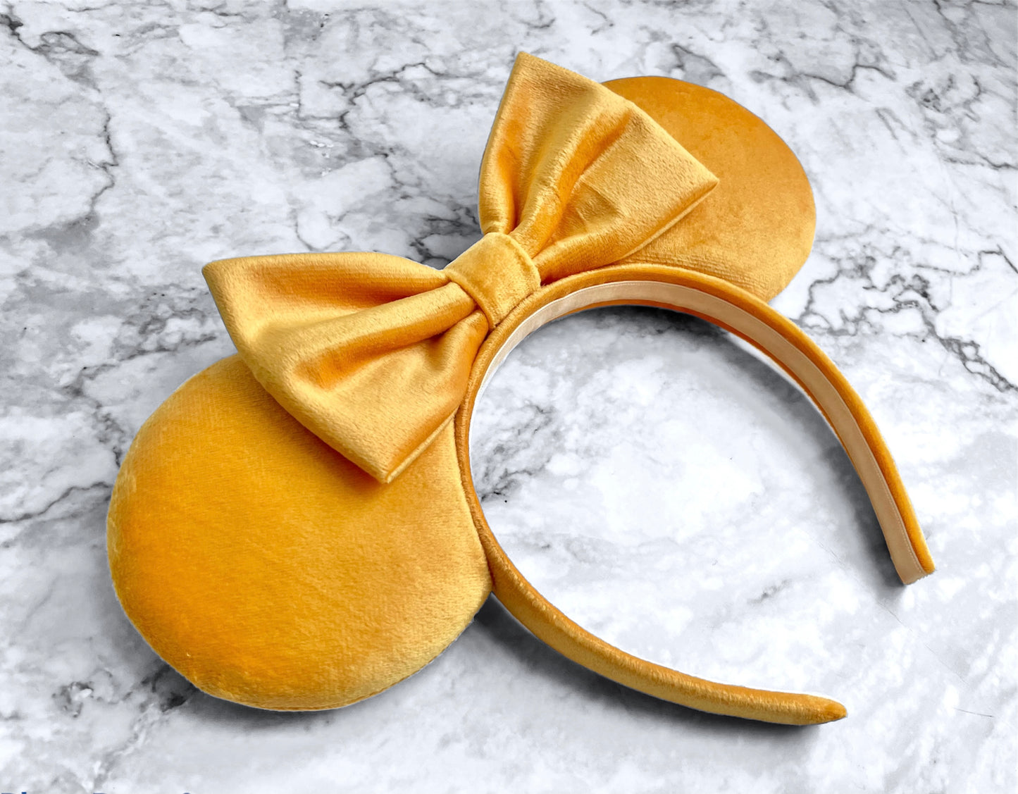 orange micro velvet mouse ears