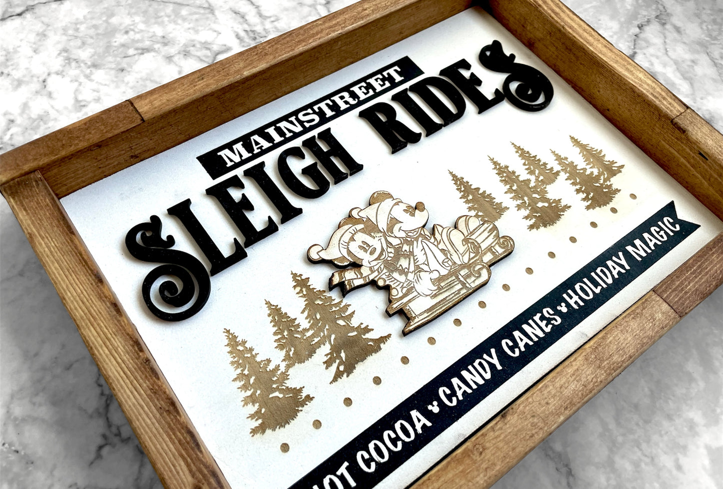 Main Street Sleigh Rides Sign