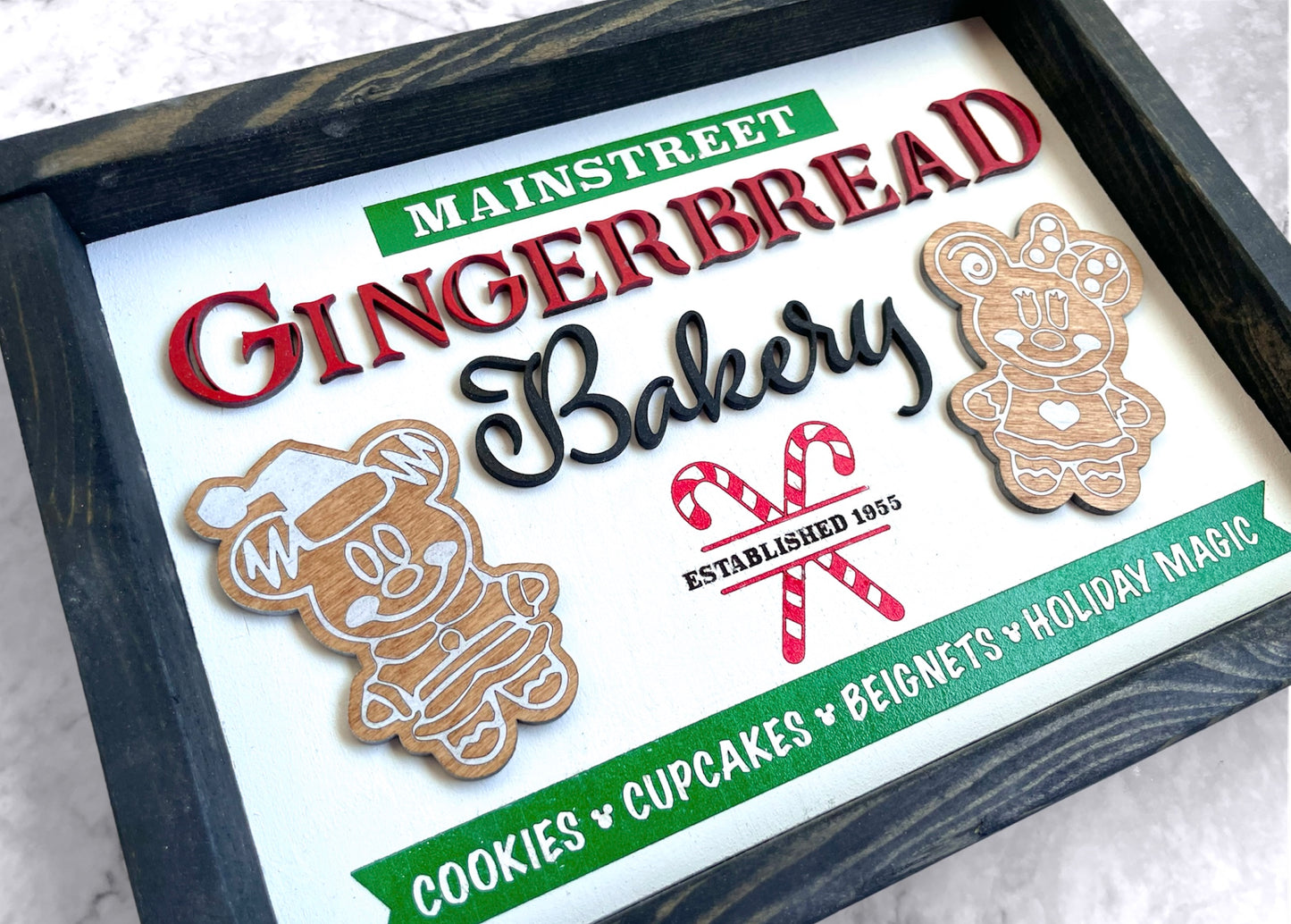 Mainstreet Gingerbread Sign