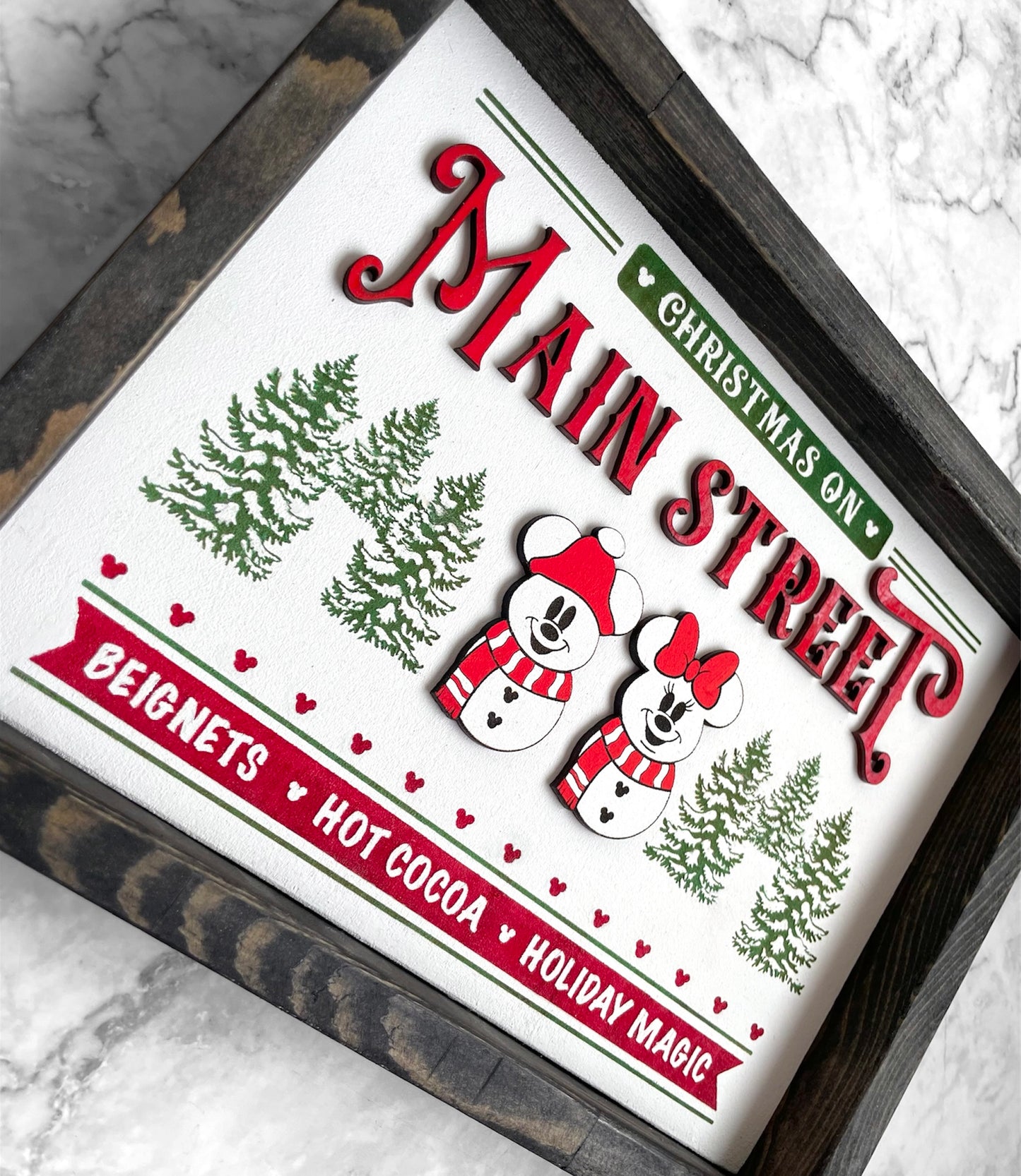 Main Street Snowman Sign