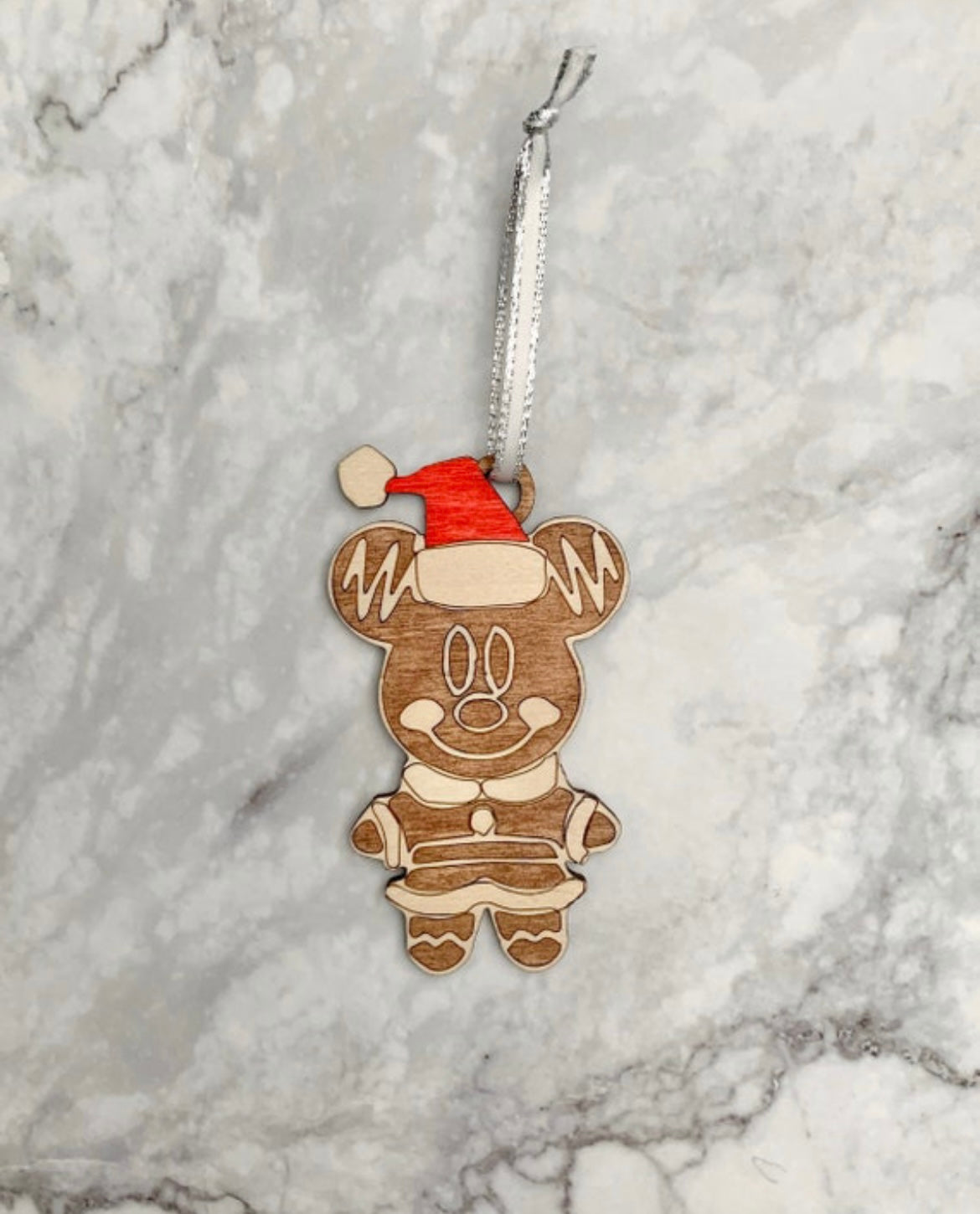 Gingerbread Mouse Christmas Ornament