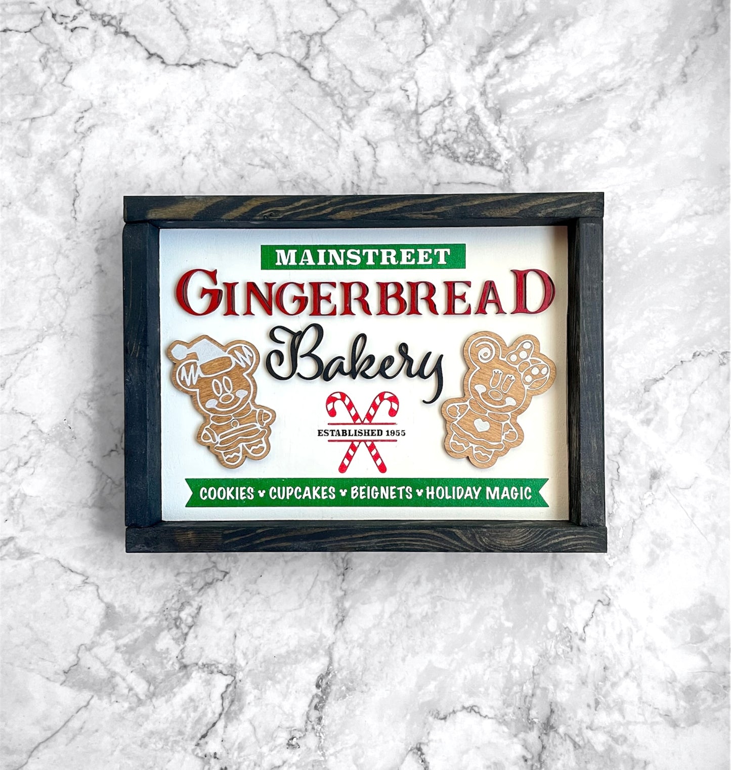 Mainstreet Gingerbread Sign