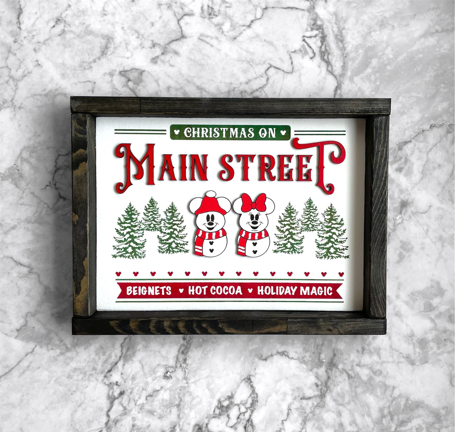 Main Street Snowman Sign