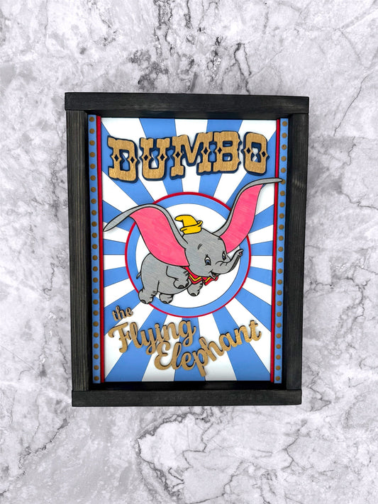 Flying Elephant Sign