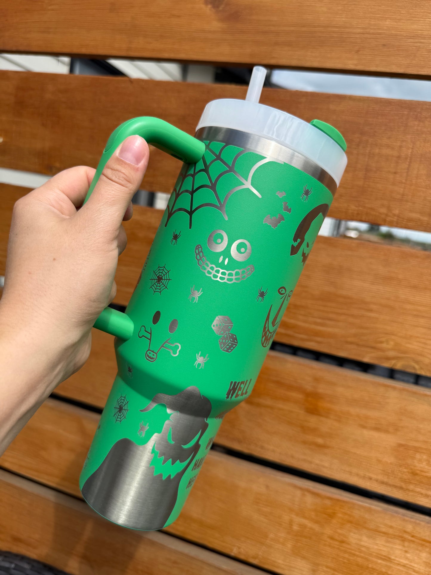 Oogie Engraved Tumbler