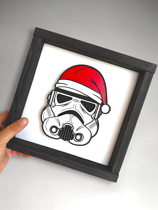 Santa Trooper Sign