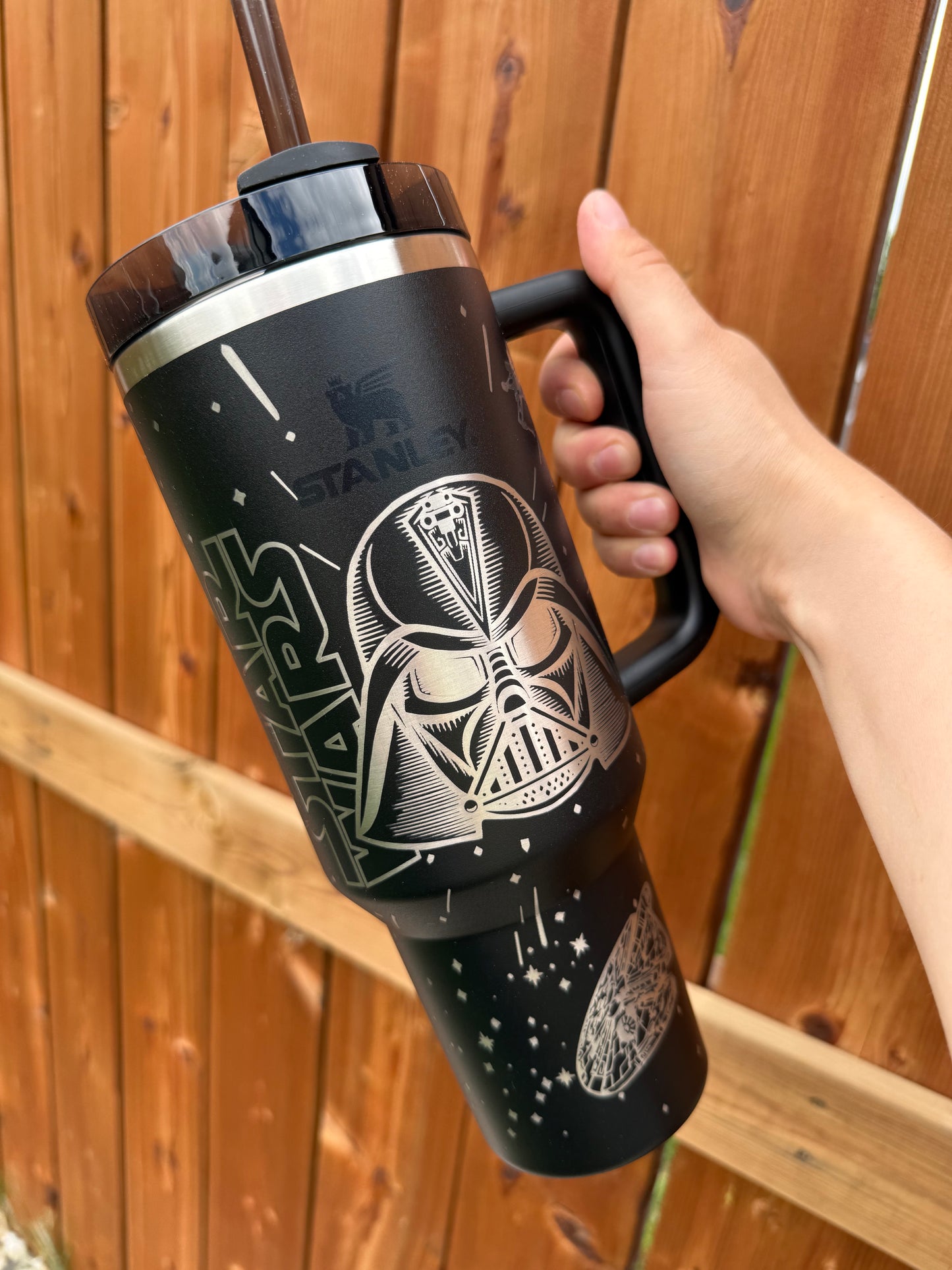 The Dark Side Engraved Tumbler