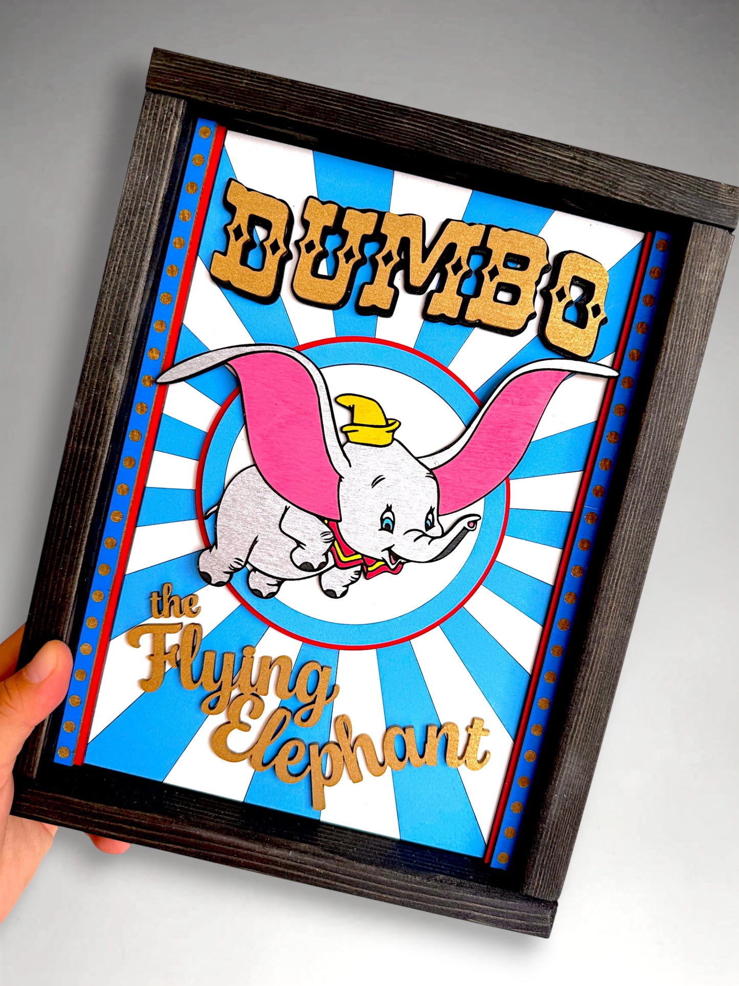 Flying Elephant Sign