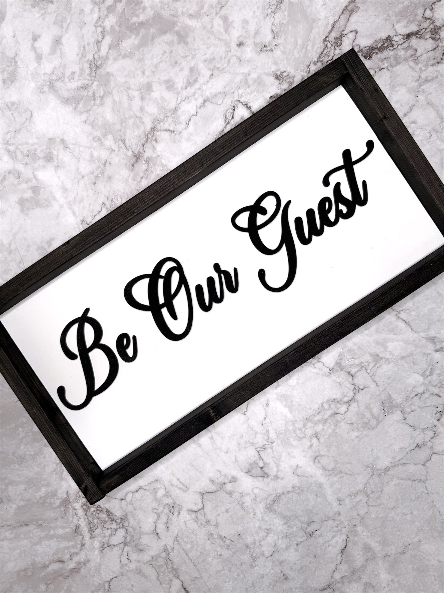 Be Our Guest Sign