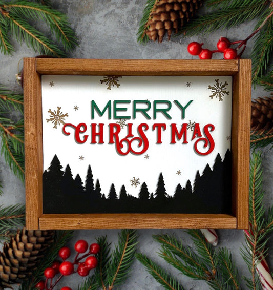 Christmas Landscape Sign