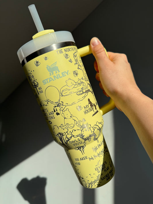 Hundred Acre Woods Engraved Tumbler