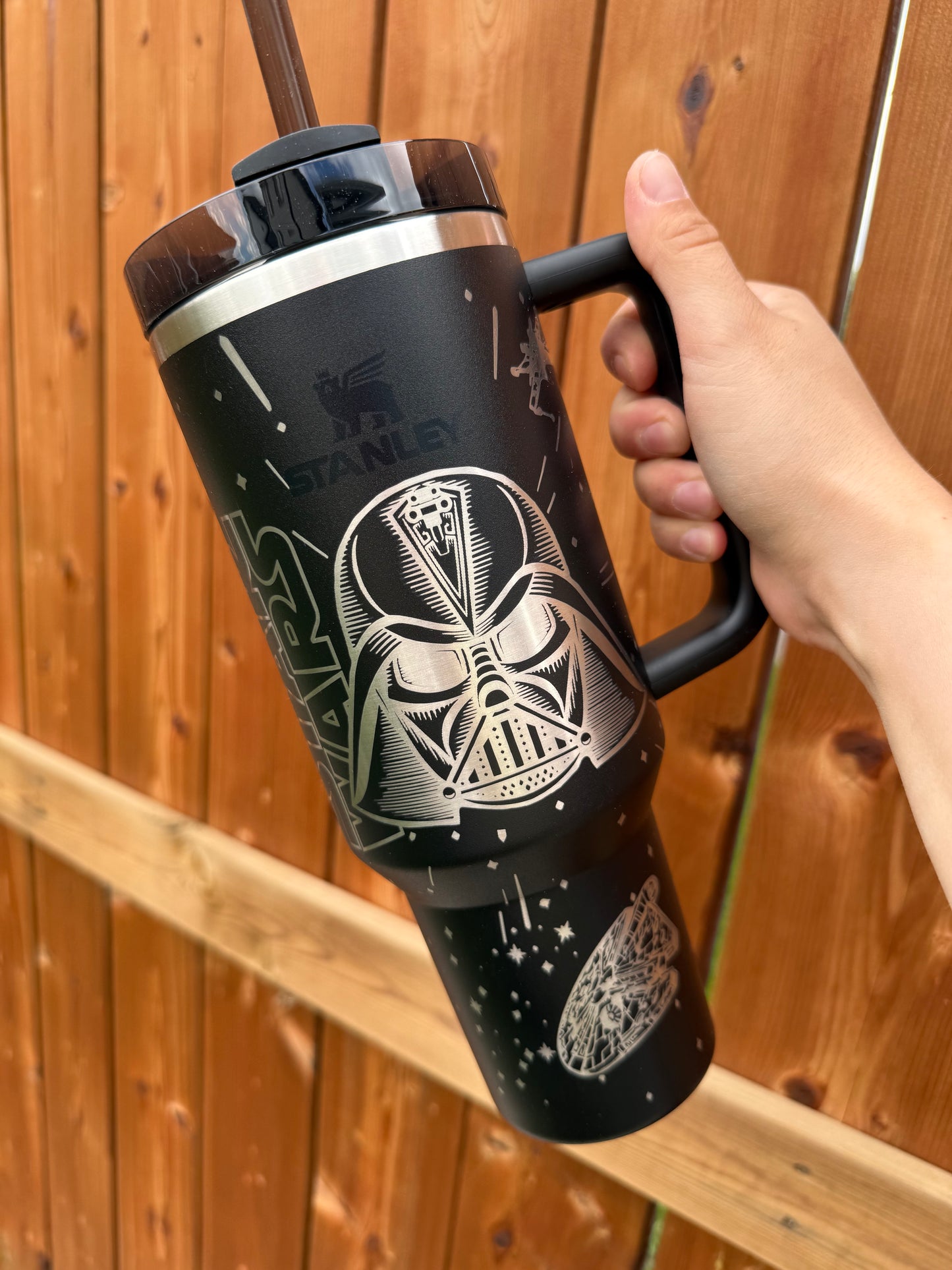 The Dark Side Engraved Tumbler