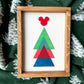Geo Christmas Tree Sign