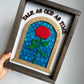 Epoxy Enchanted Rose Sign