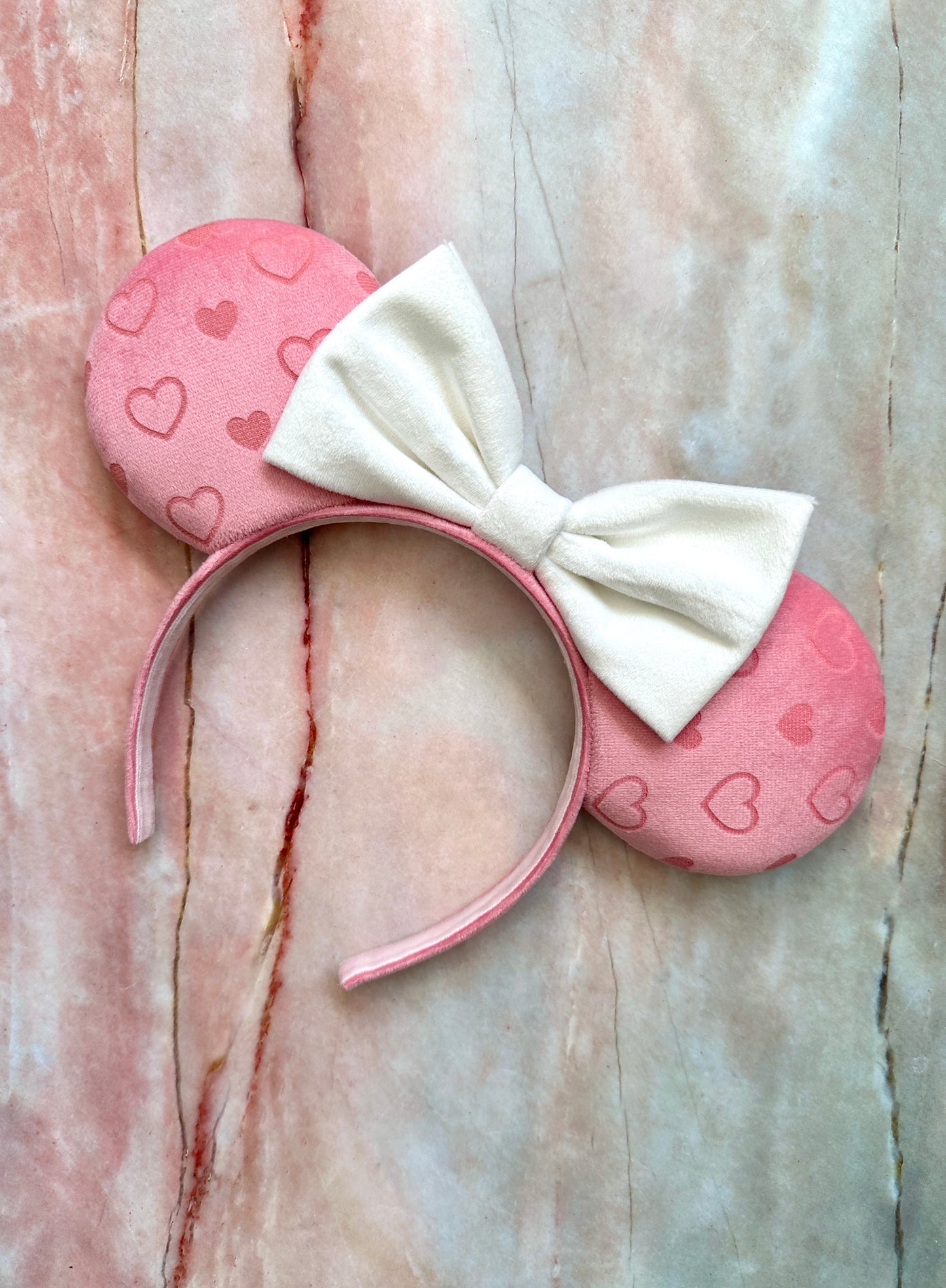 True Love’s Kiss Engraved Velvet Mouse Ears