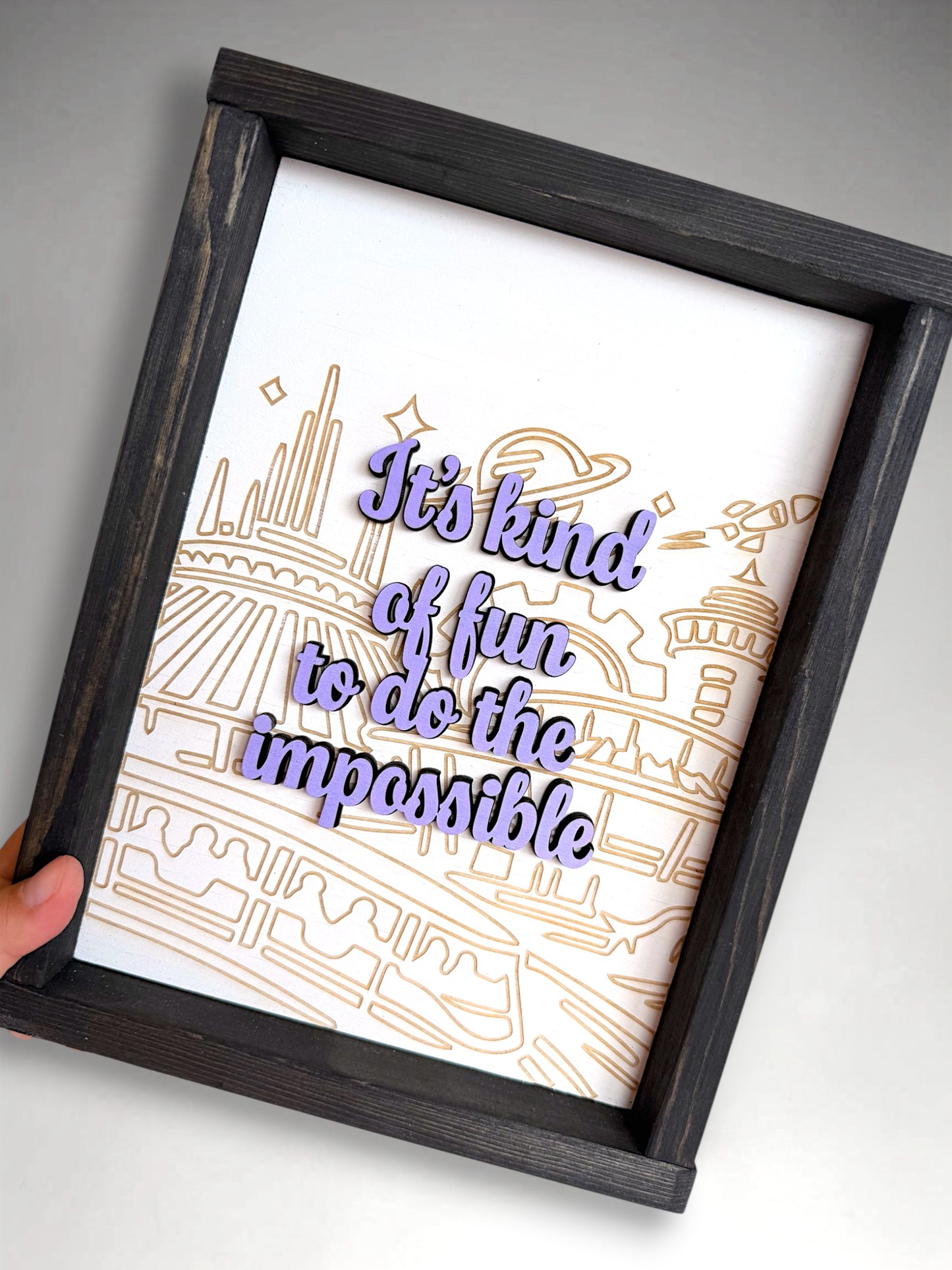 Do the Impossible Quote Sign