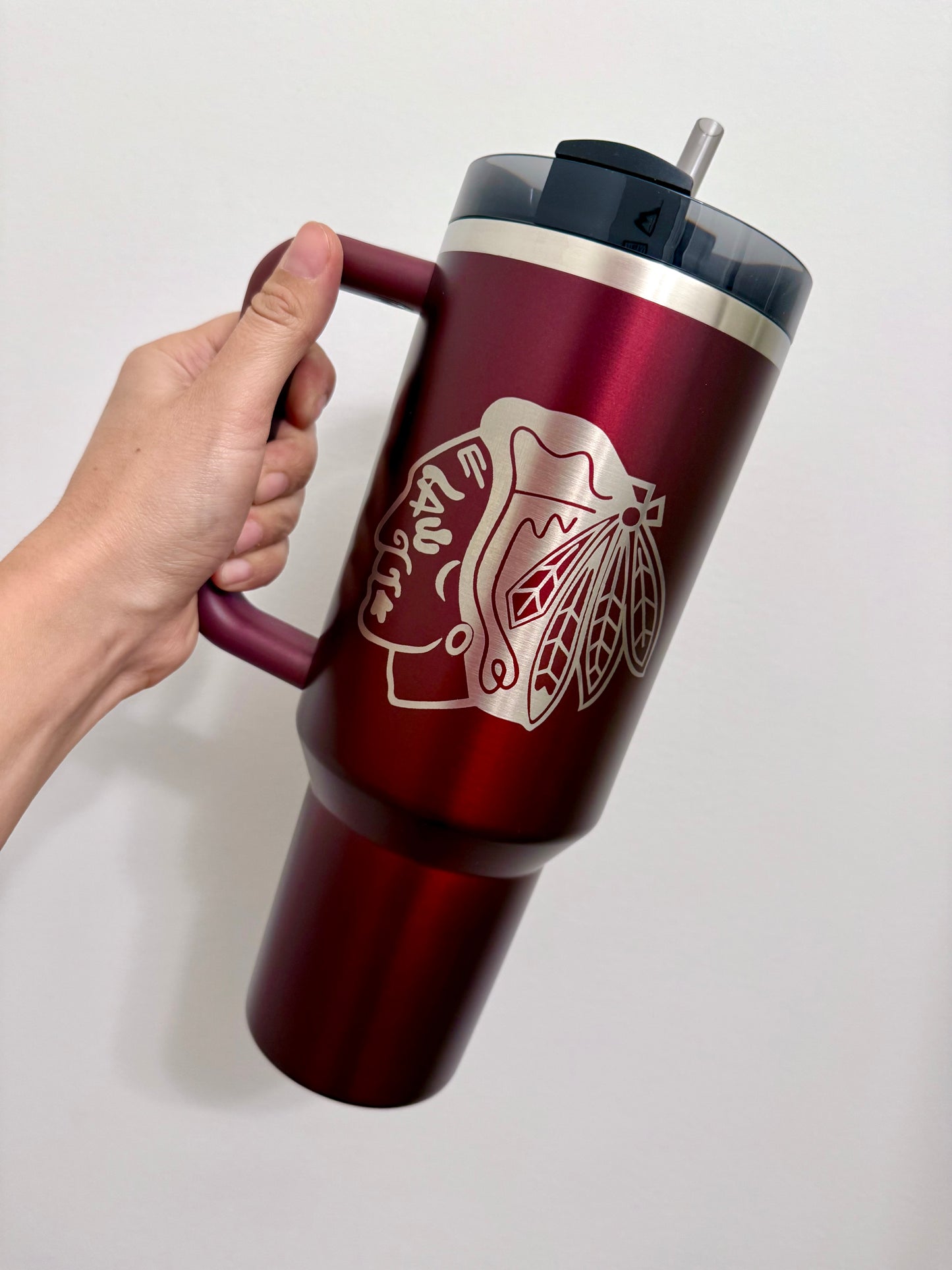Chicago Blackhawks Engraved Tumbler