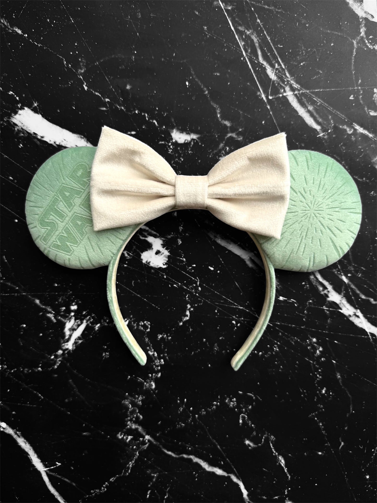 Child Engraved Velvet Mouse Ears