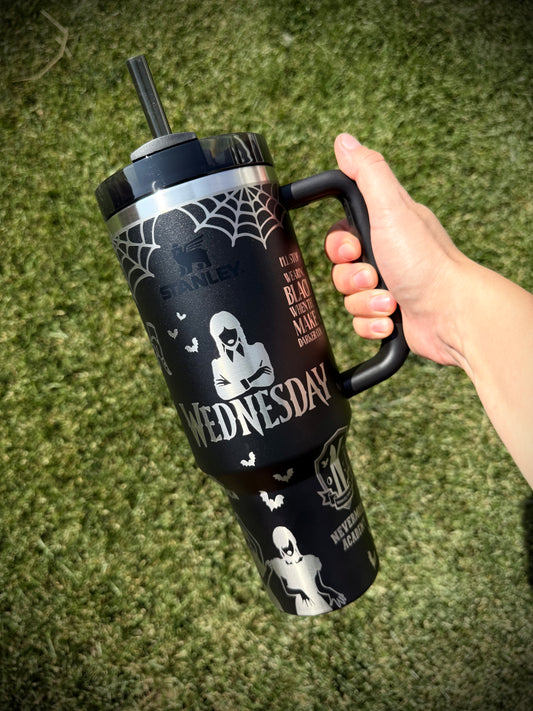 Wednesday Engraved Tumbler