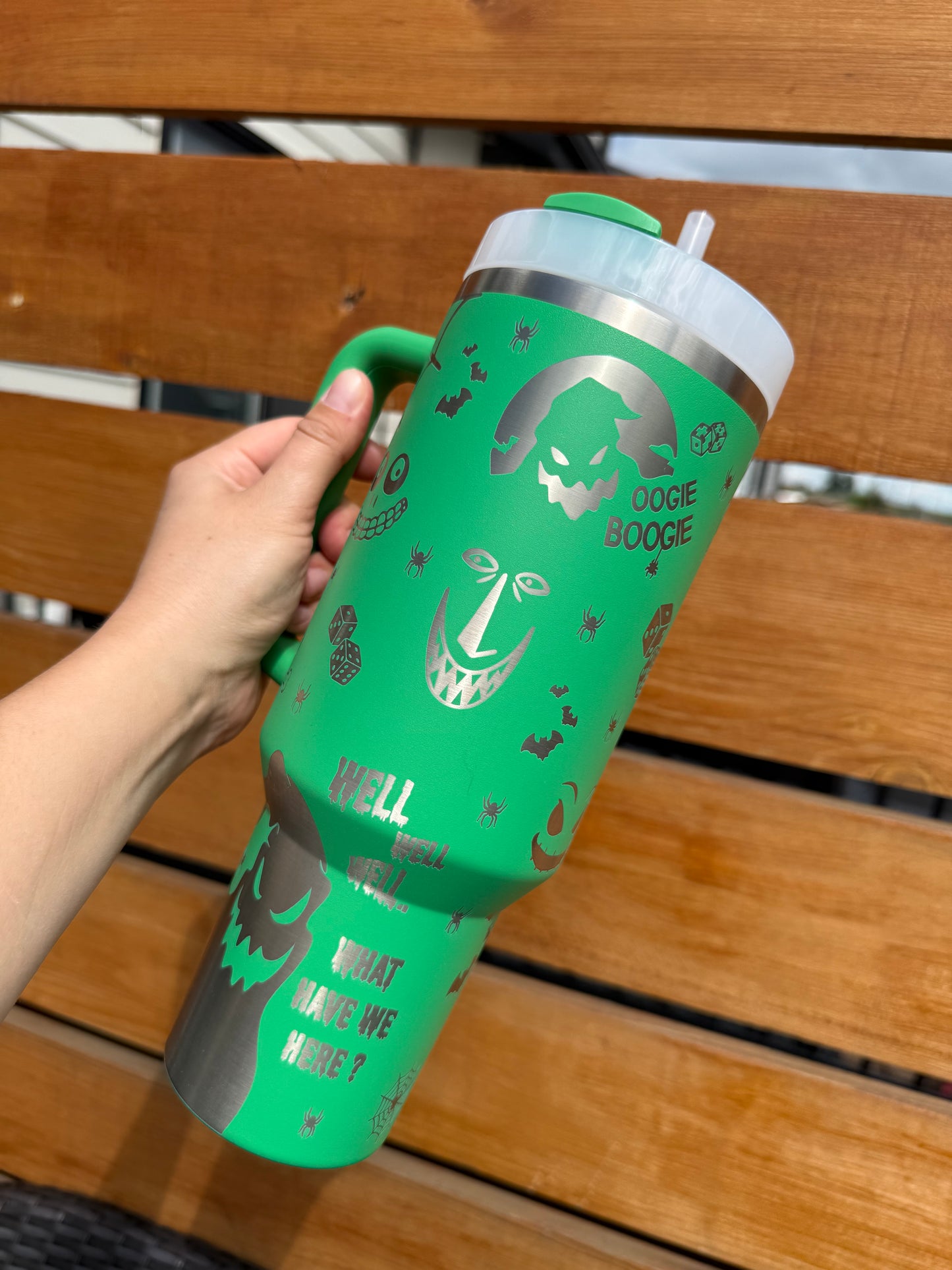 Oogie Engraved Tumbler