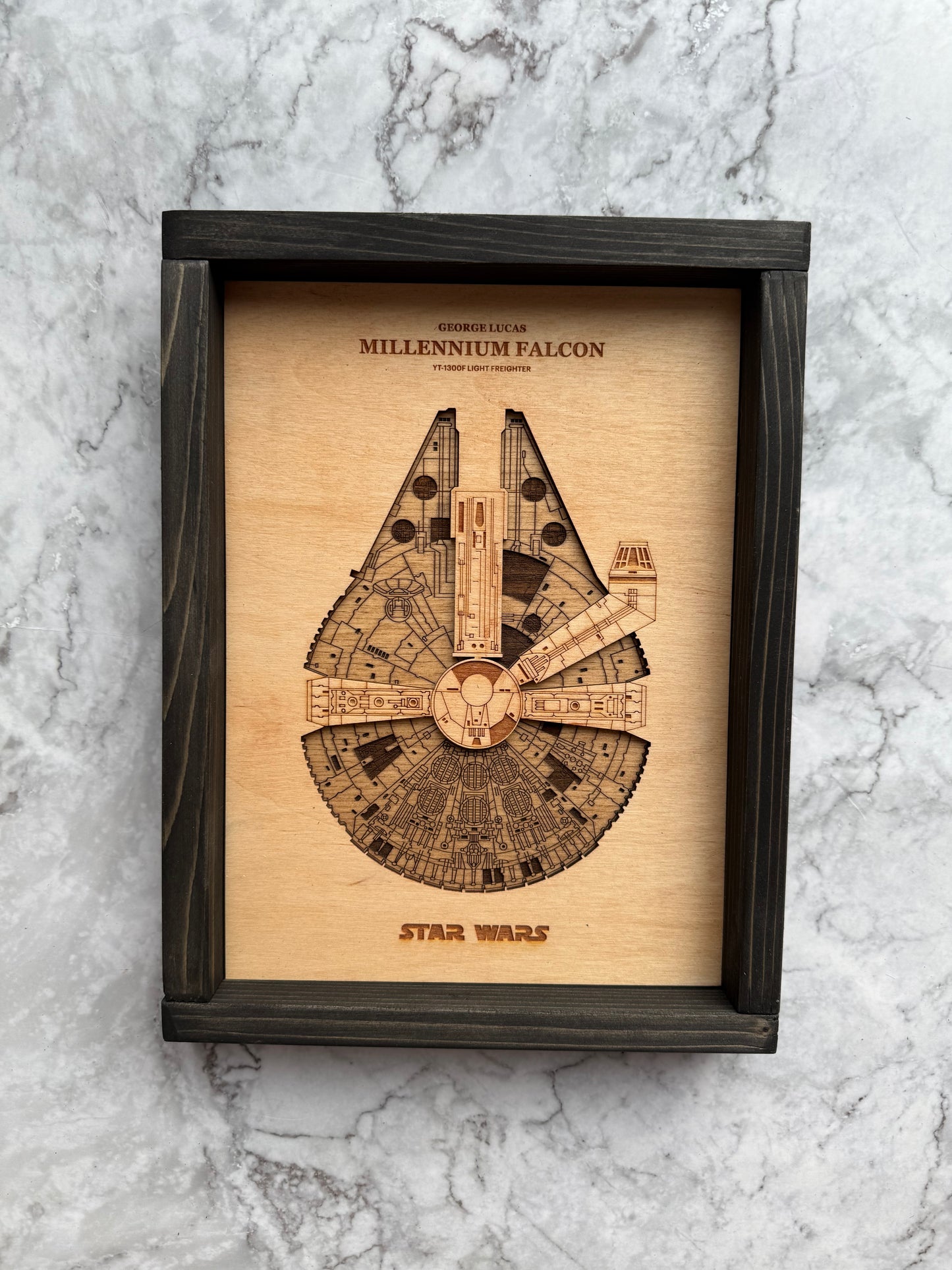 Spaceship Blueprint Sign