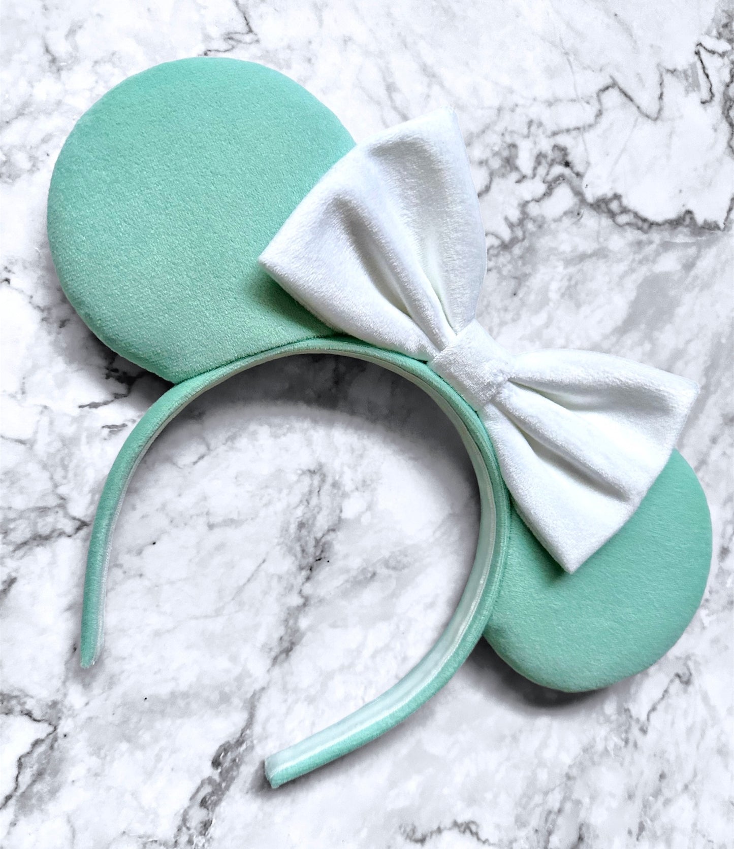 Minnie & Co. Engraved Velvet Mouse Ears
