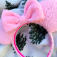 Cotton Candy Bouclé Mouse Ears