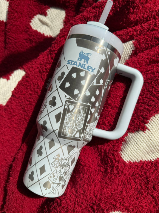 Wonderland Engraved Tumbler