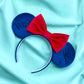Cruise Line Engraved Velvet Mouse Ears