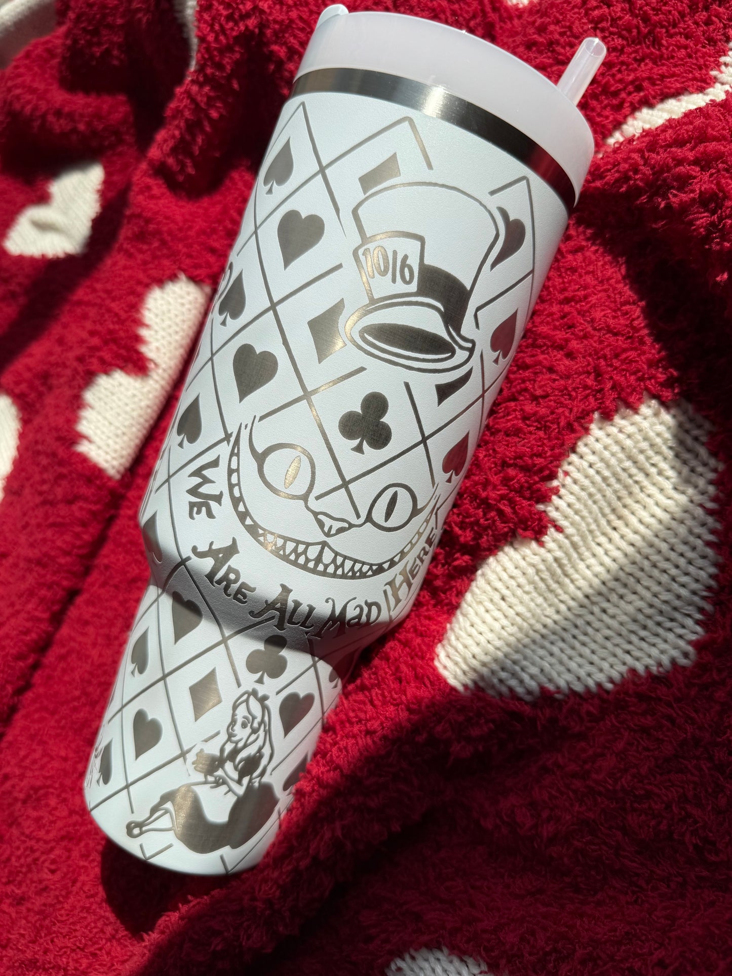 Gobelet gravé Wonderland