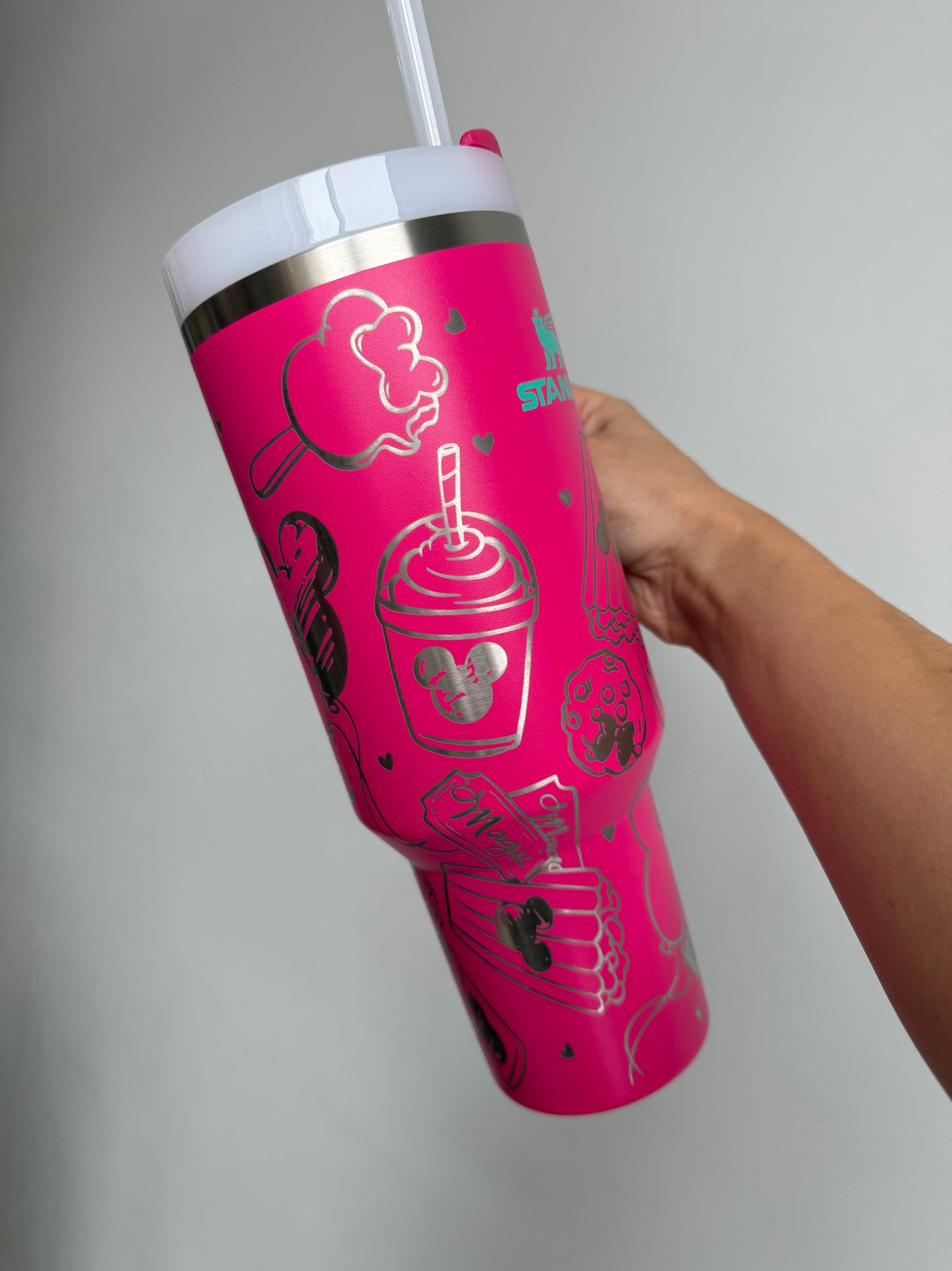 Snacks Engraved 40 Oz Tumbler
