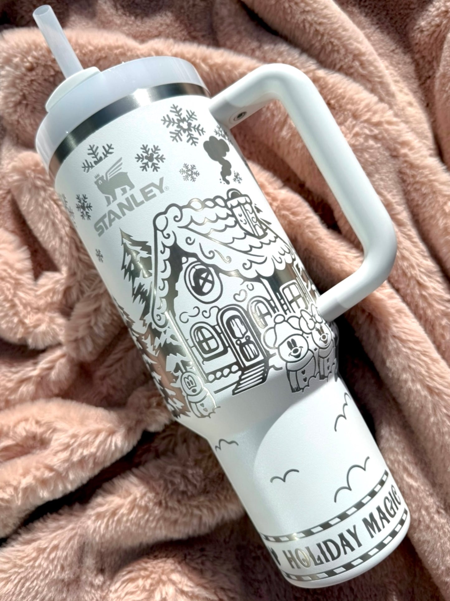Snow Friends & Sleigh Rides Engraved Tumbler