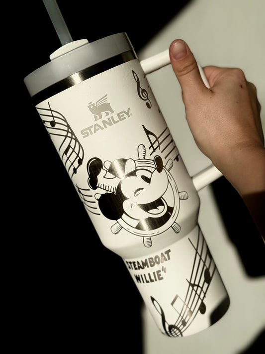 Steamboat Engraved Tumbler