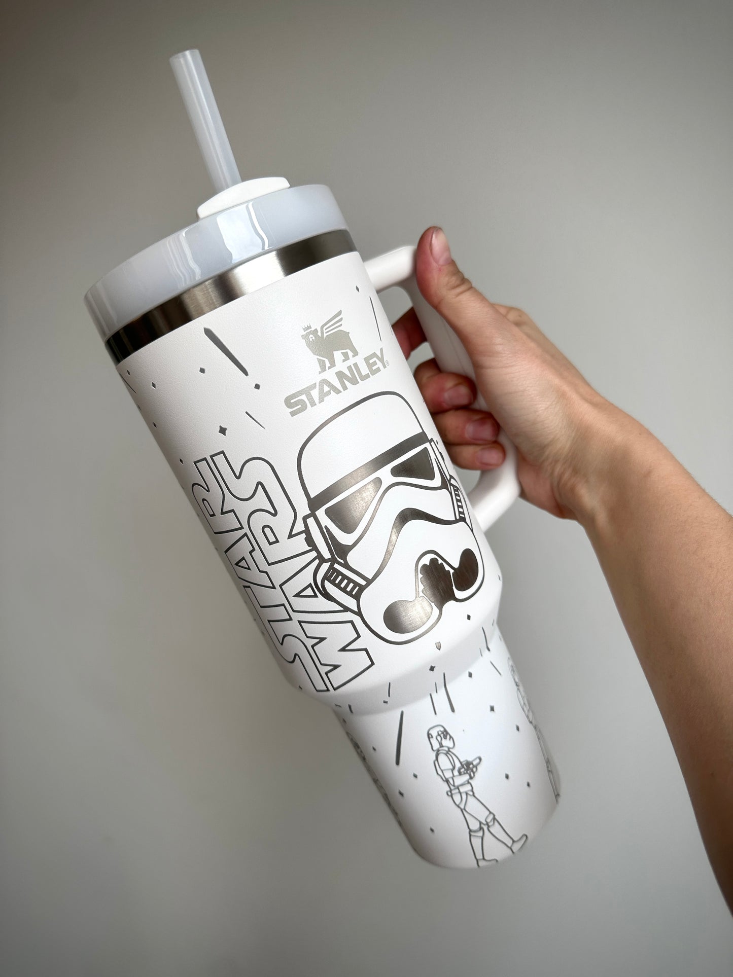 Trooper Engraved Tumbler